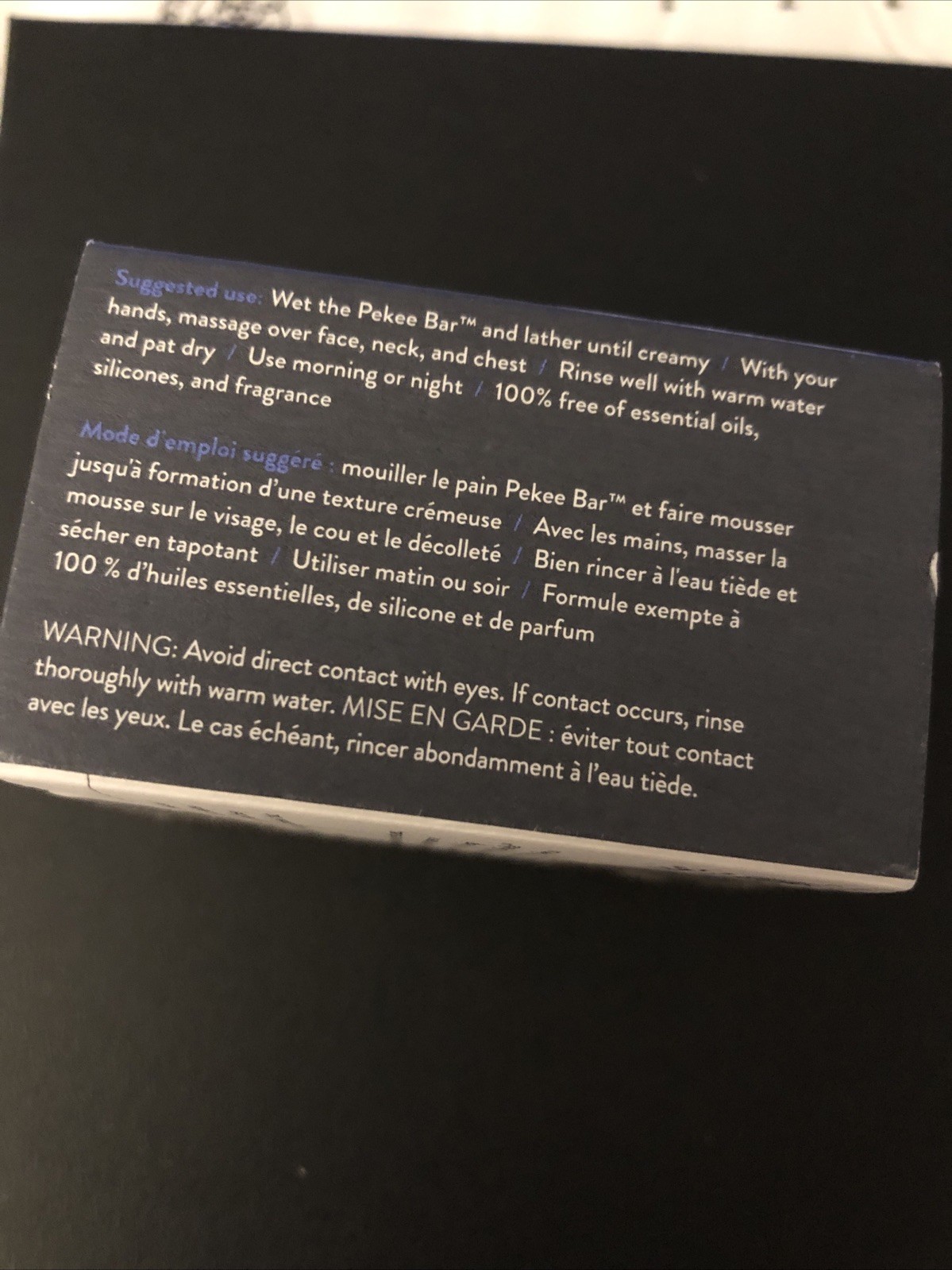 Drunk Elephant Pekee Bar Clarify & Balance Blueberry & Honey Sealed 113g NIB