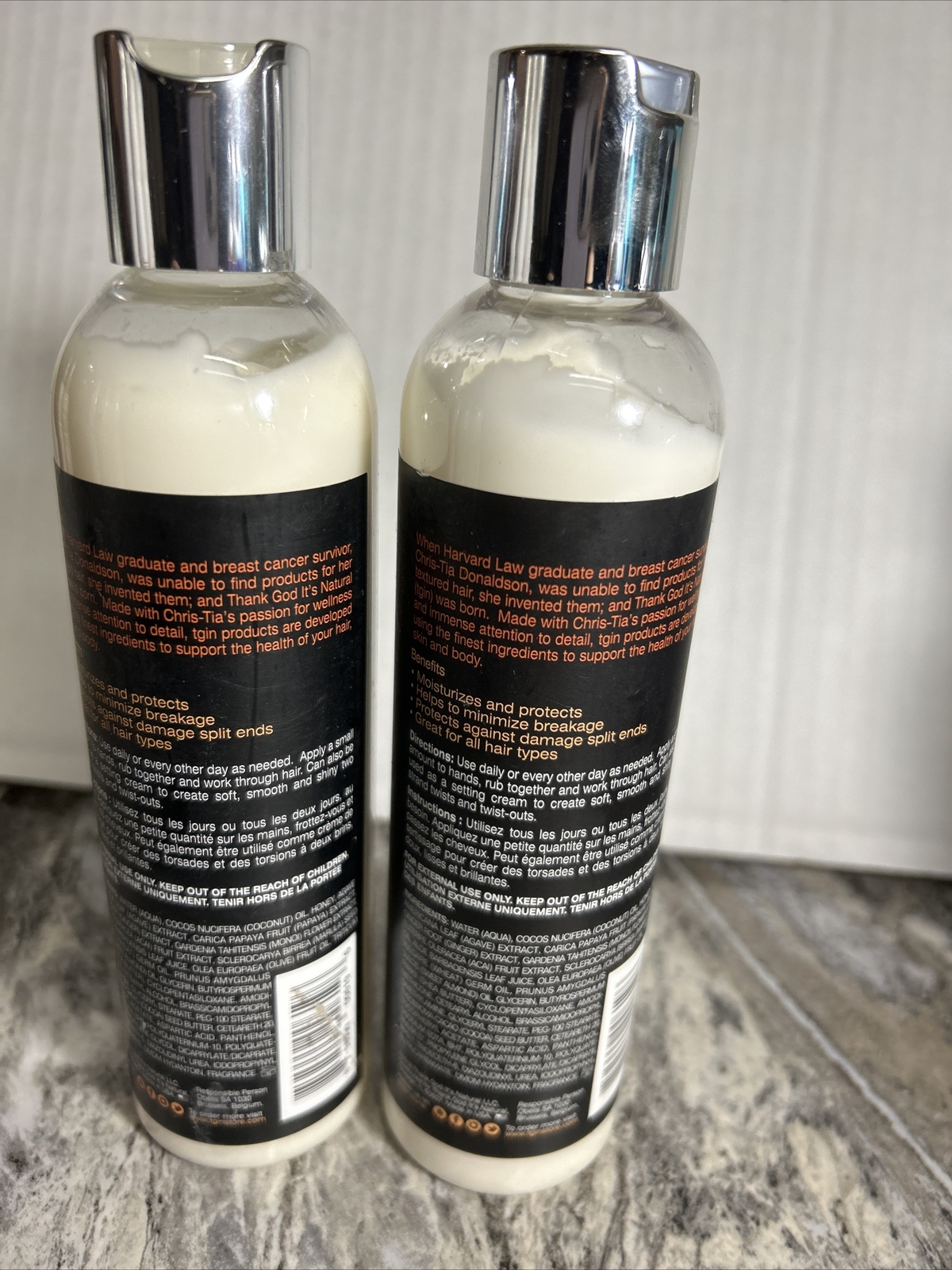 Tgin Thank God Its Natural Sweet Honey Hair Milk with Honey & Agave Nectar 8Oz