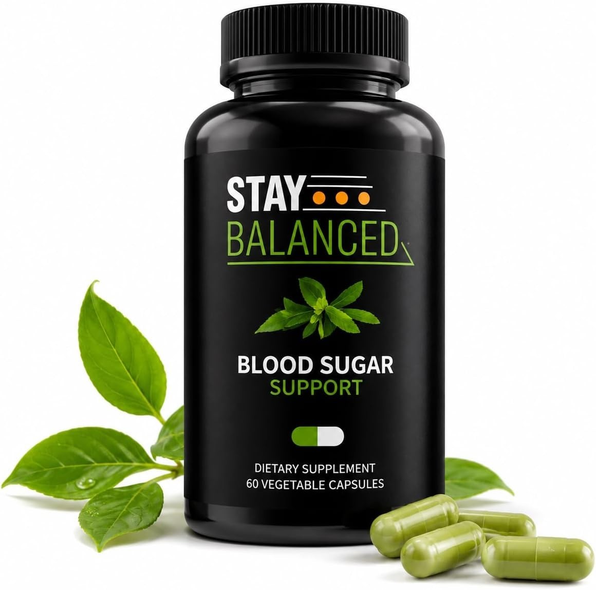 StayBalance Blood Sugar Complex 60Caps – Natural Plant-Based Wellness Supplement