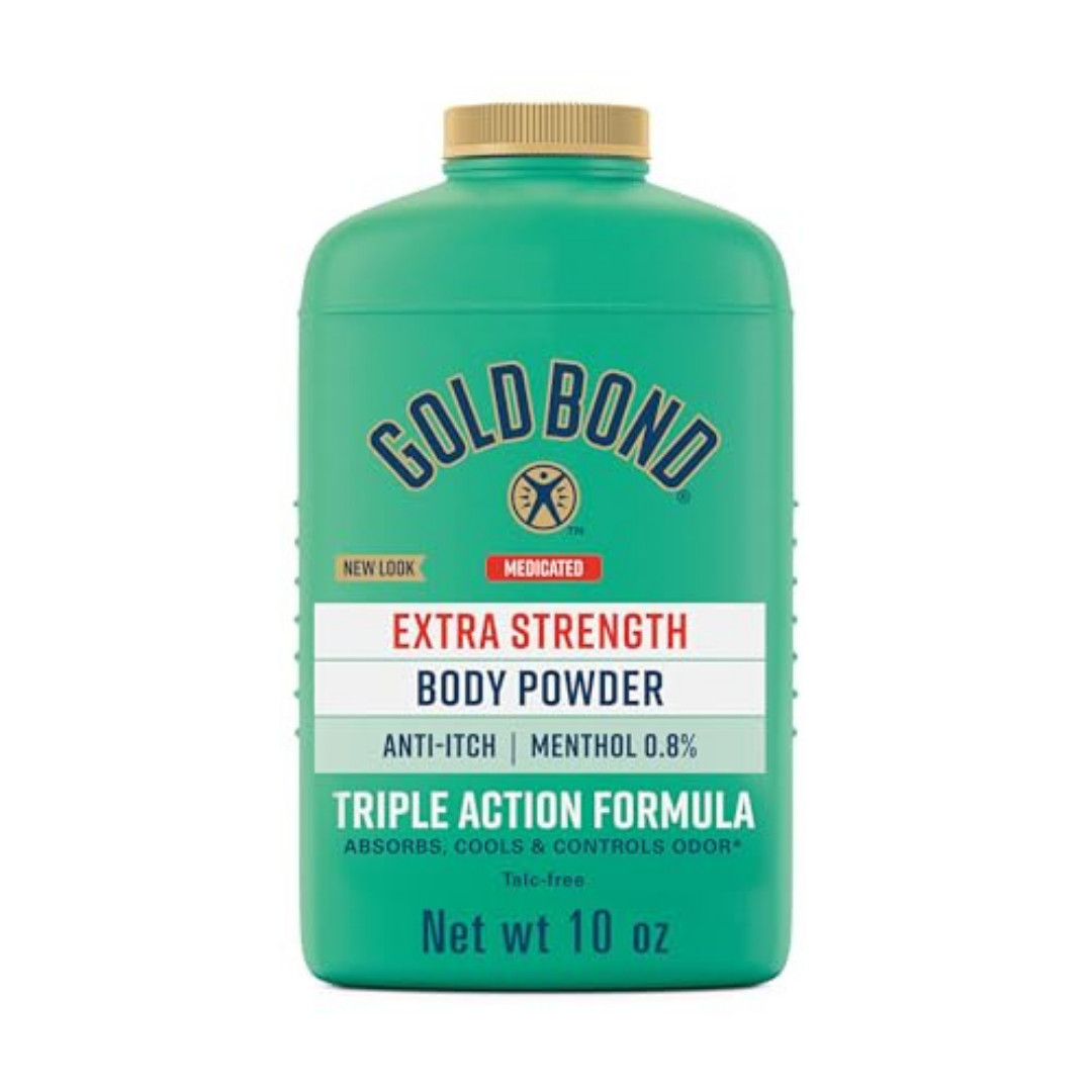 Gold Bond Medicated Extra Strength Body Powder with Triple Action Relief 10 Oz
