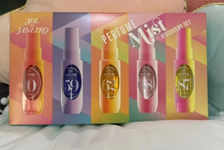 Sol de Janeiro Perfume Mist Discovery Set Lim Ed Cheirosa 40, 68, 59, 87, 62