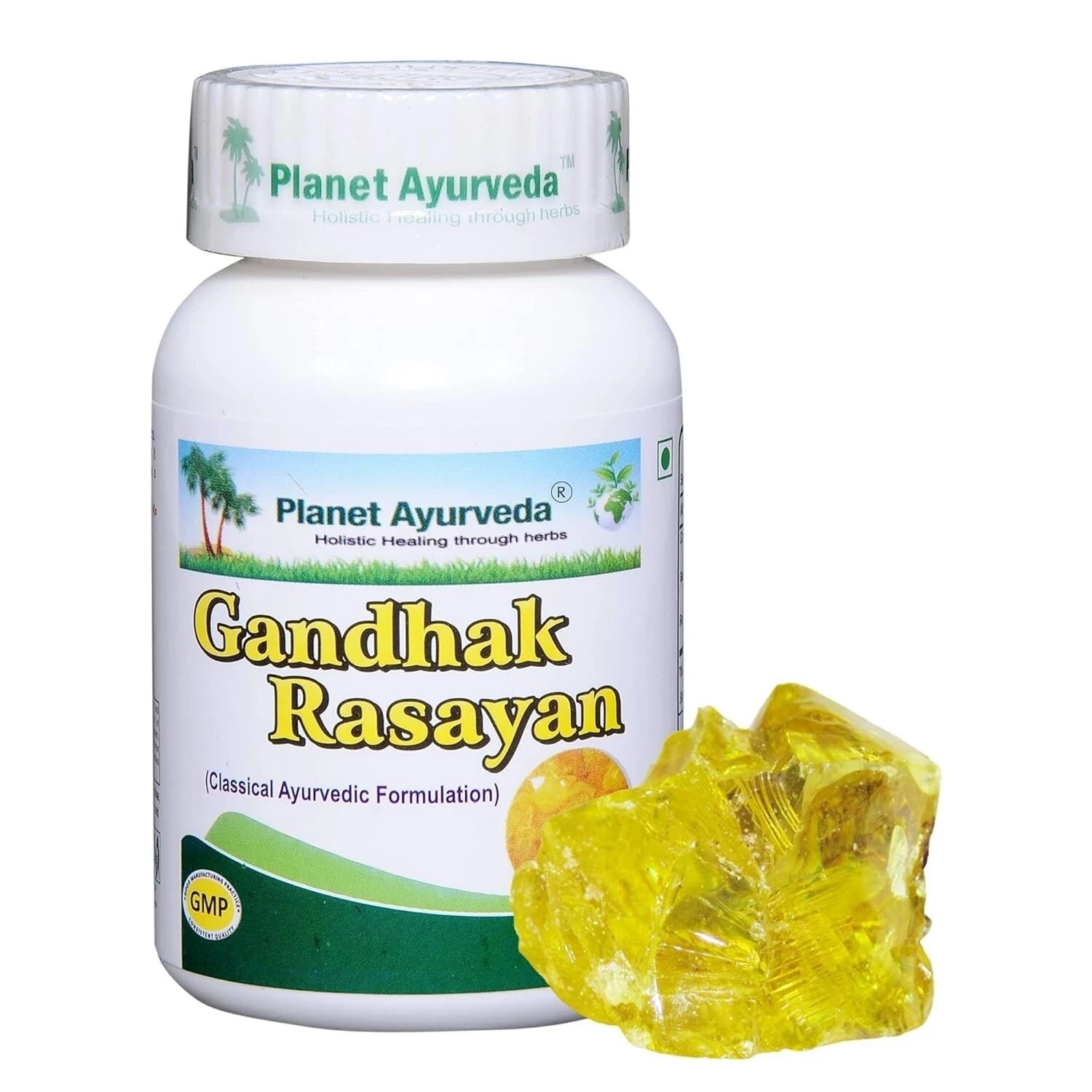 Planet Ayurveda Gandhak Rasayan 120 Tablets 500mg Free Shipping World Wide