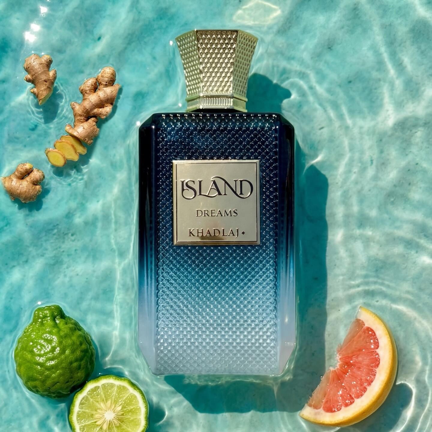 Khadlaj Island Dreams Extrait De Parfum Spray, Unisex, 3.4 oz (100ml)