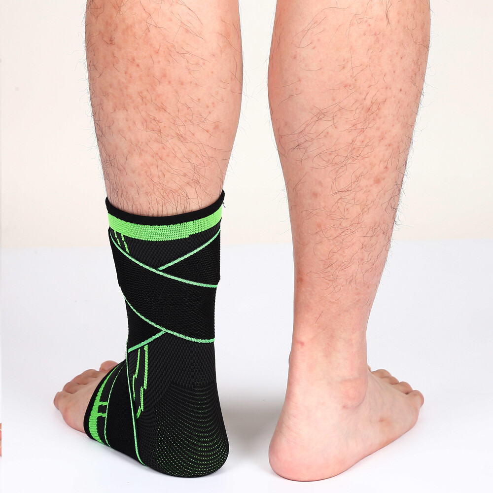 Ankle Brace Sprained Support Adjustable Foot Ankle Brace for Sports Injuries Gym