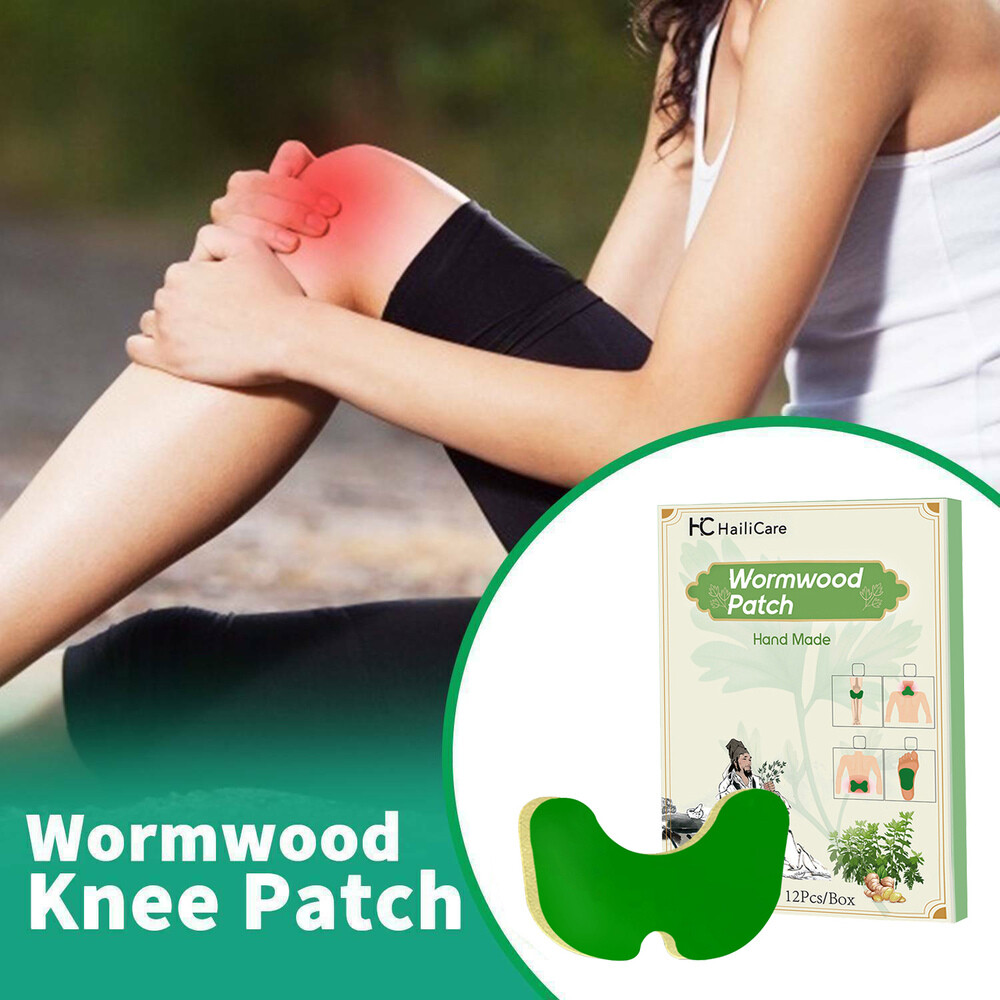 120PCS Knee Relief Patches Sticker Joint Pain Wormwood Ache Plaster Pad Health