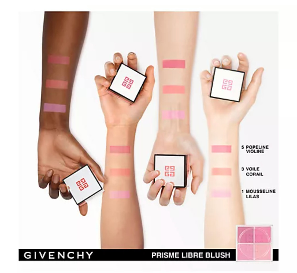Givenchy Prisme Libre Sculpting 4-Color Blush with Puff