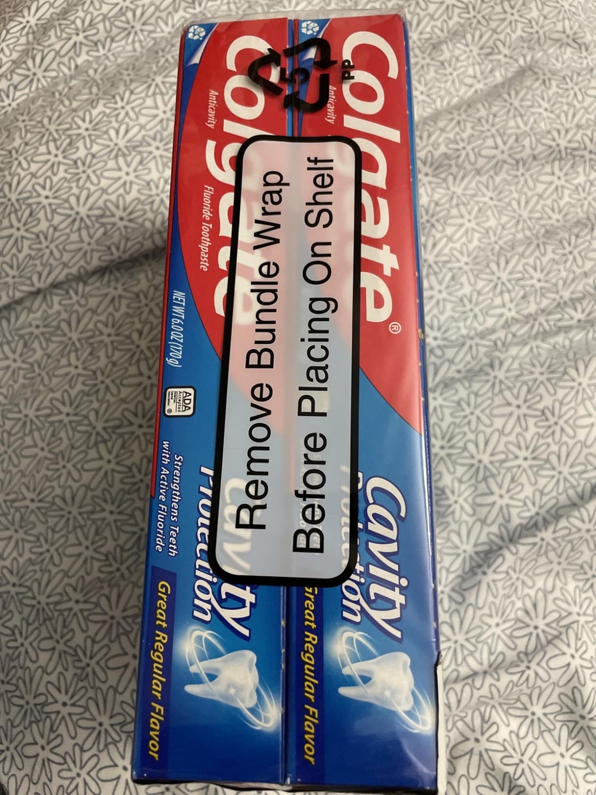 6-Pack Cavity Protection Toothpaste with Fluoride – Refreshing Mint Flavor
