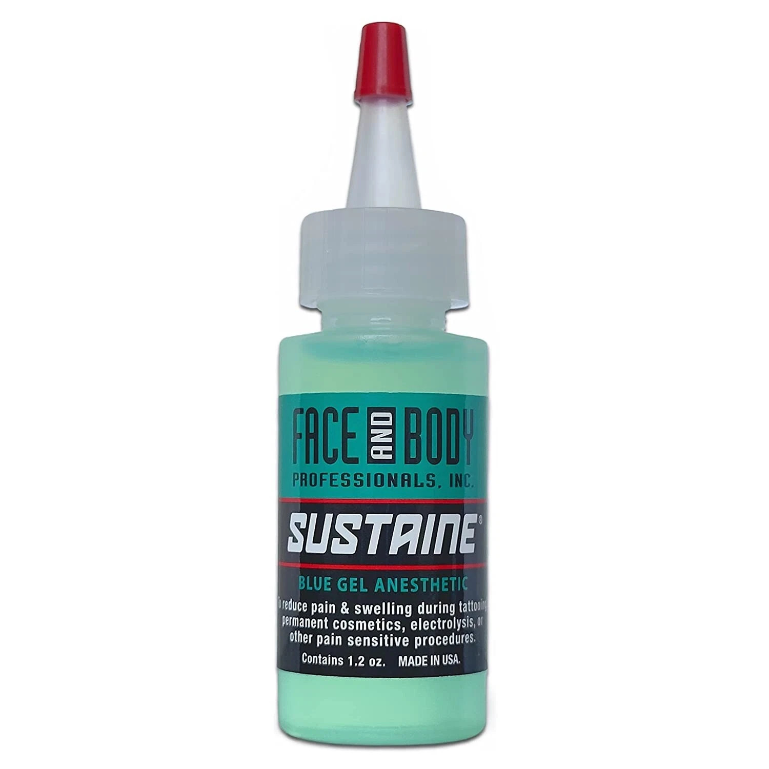 Sustaine Gel TOPICAL ANALGESIC Numbing Permanent Makeup 1oz Microblading PMU