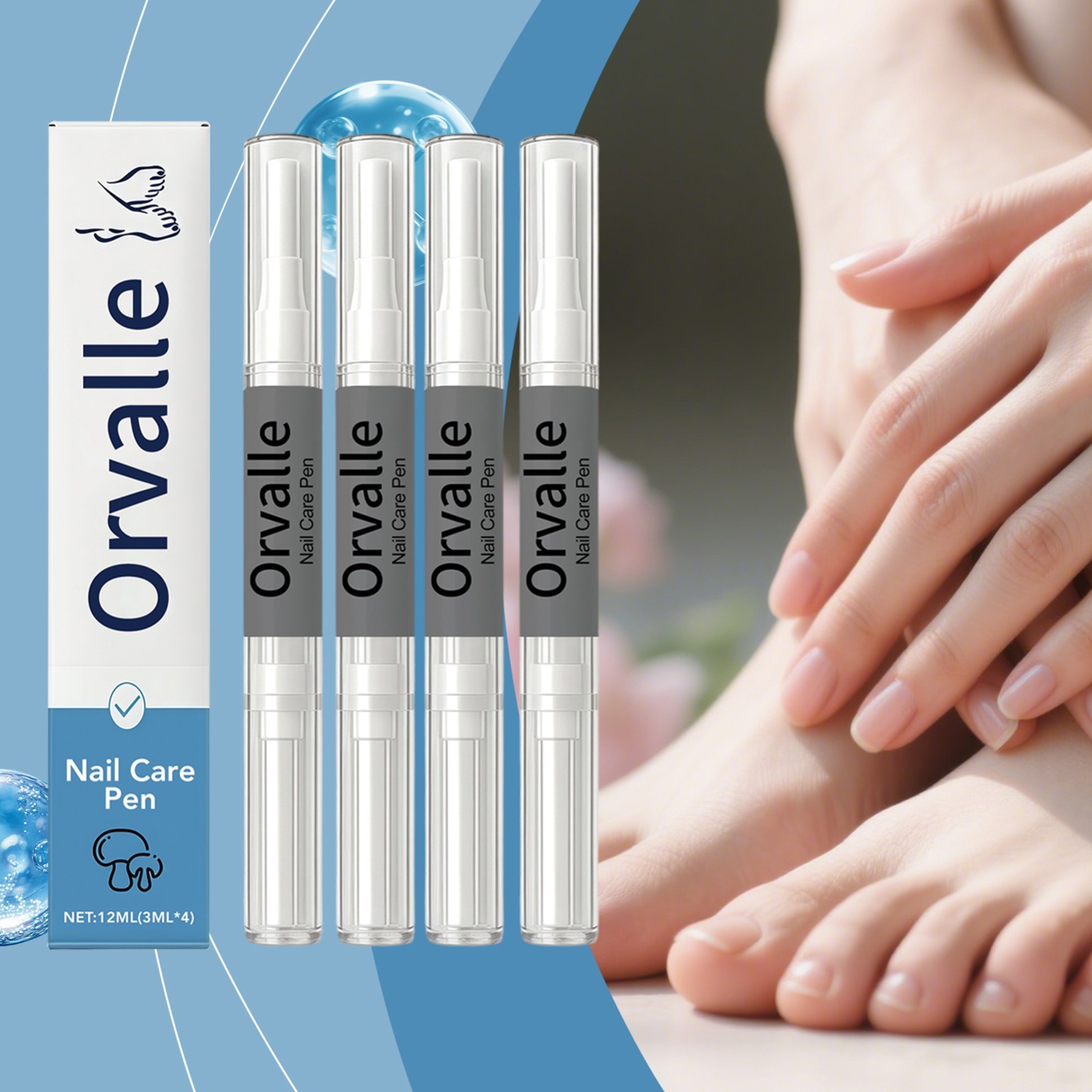Orville Nail Fungus Pen Anti Fungus Infection Nail Care Repair Pen Toenail