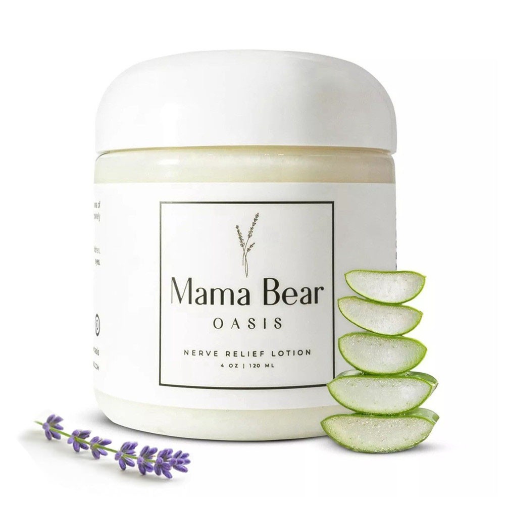 Mama Bear Oasis Lotion – Nerve Relief Cream for Foot, Hands, Legs, Natural Care