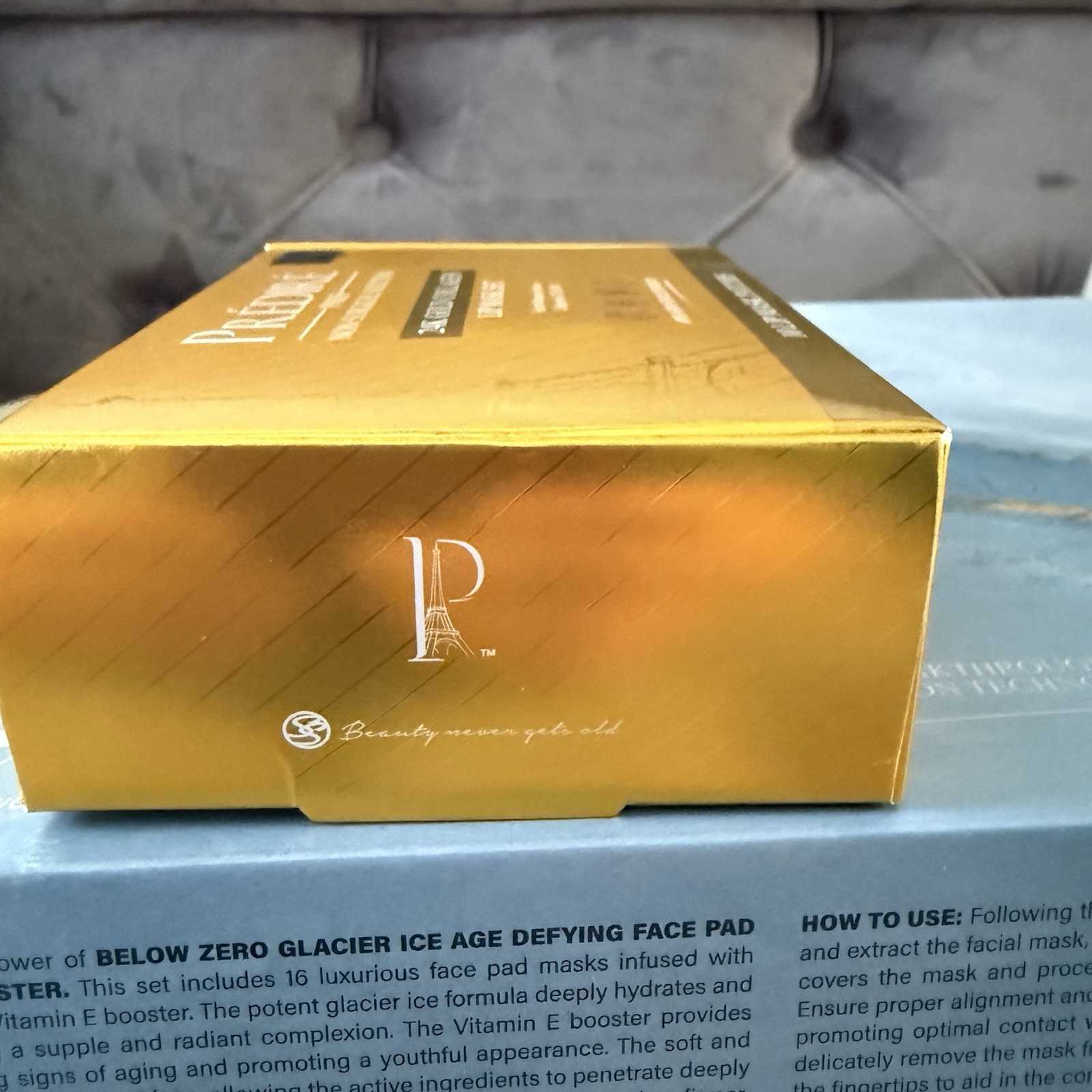 Prédiré Paris 24K Gold Collagen Lip Mask Patches Set 10 for Dry Lips