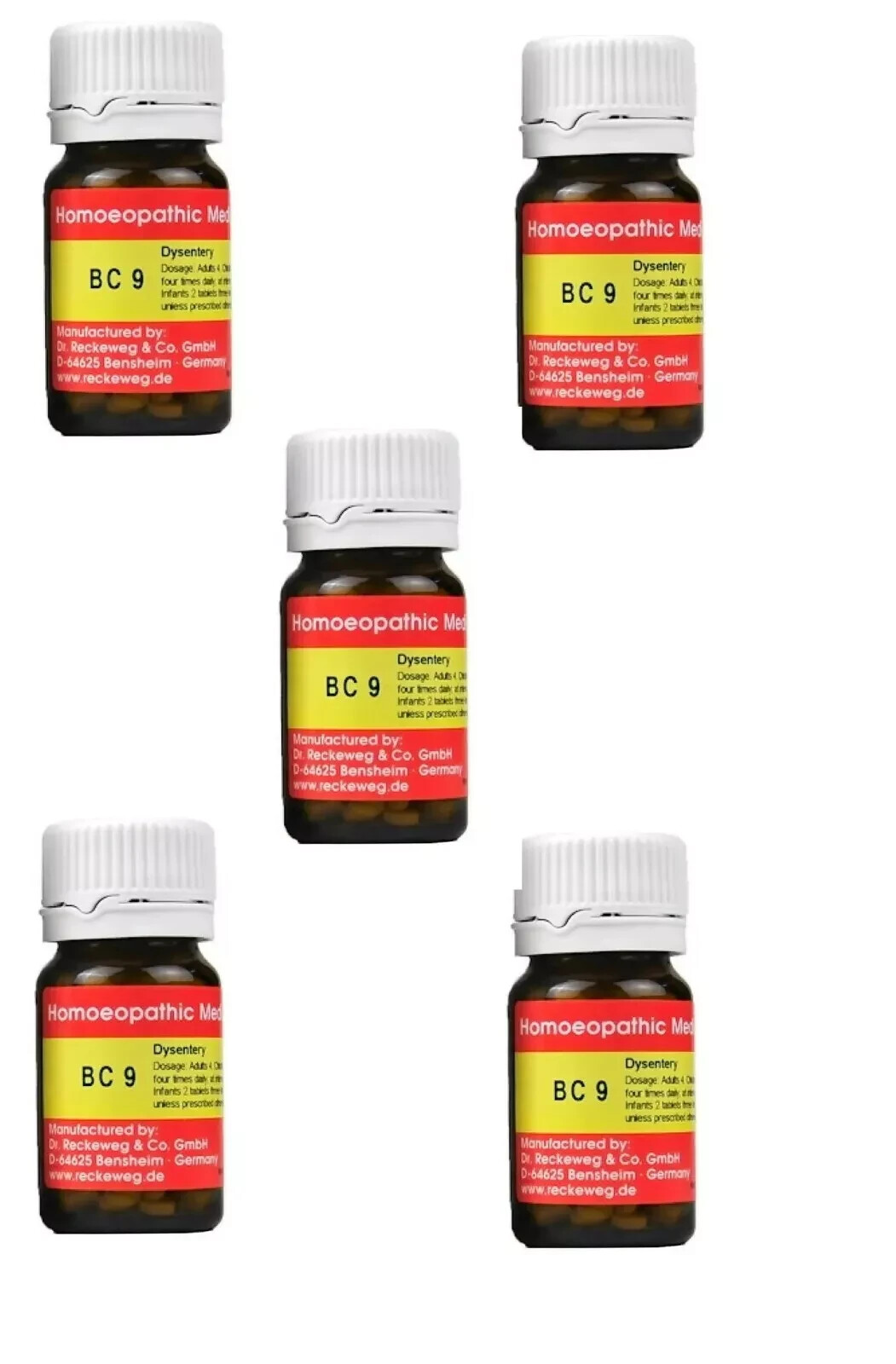 Dr. Reckeweg BC 9 Dysentry Homeopathic Remedy 20g X 5 Pack Natural Wellness