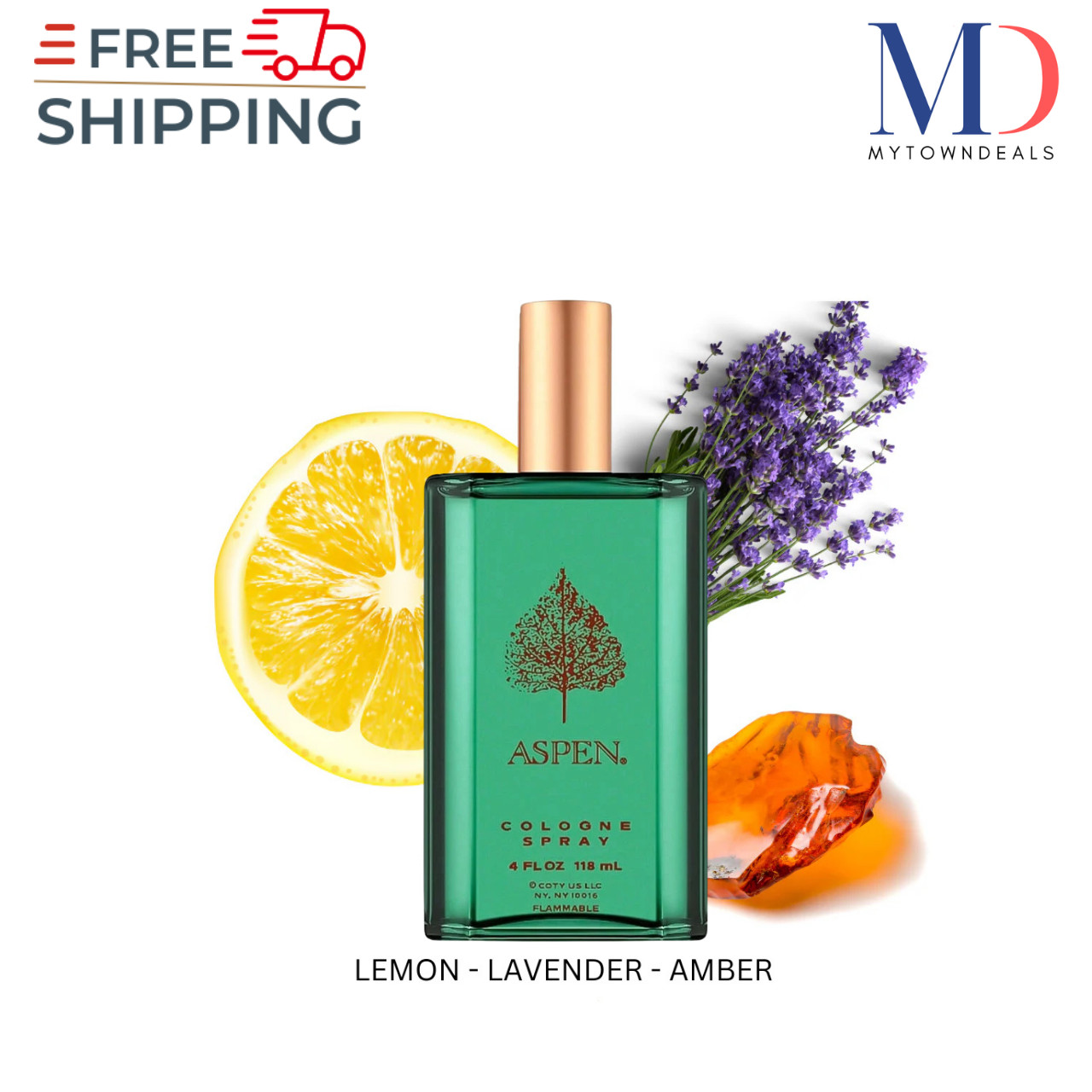 Aspen Cologne Spray for Men 4.0 oz – Brand New Box