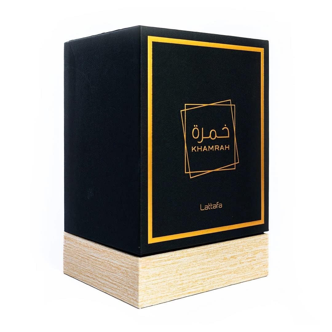 Khamrah by Lattafa for Unisex Eau De Parfum 3.4 fl oz./100ml Long-lasting New