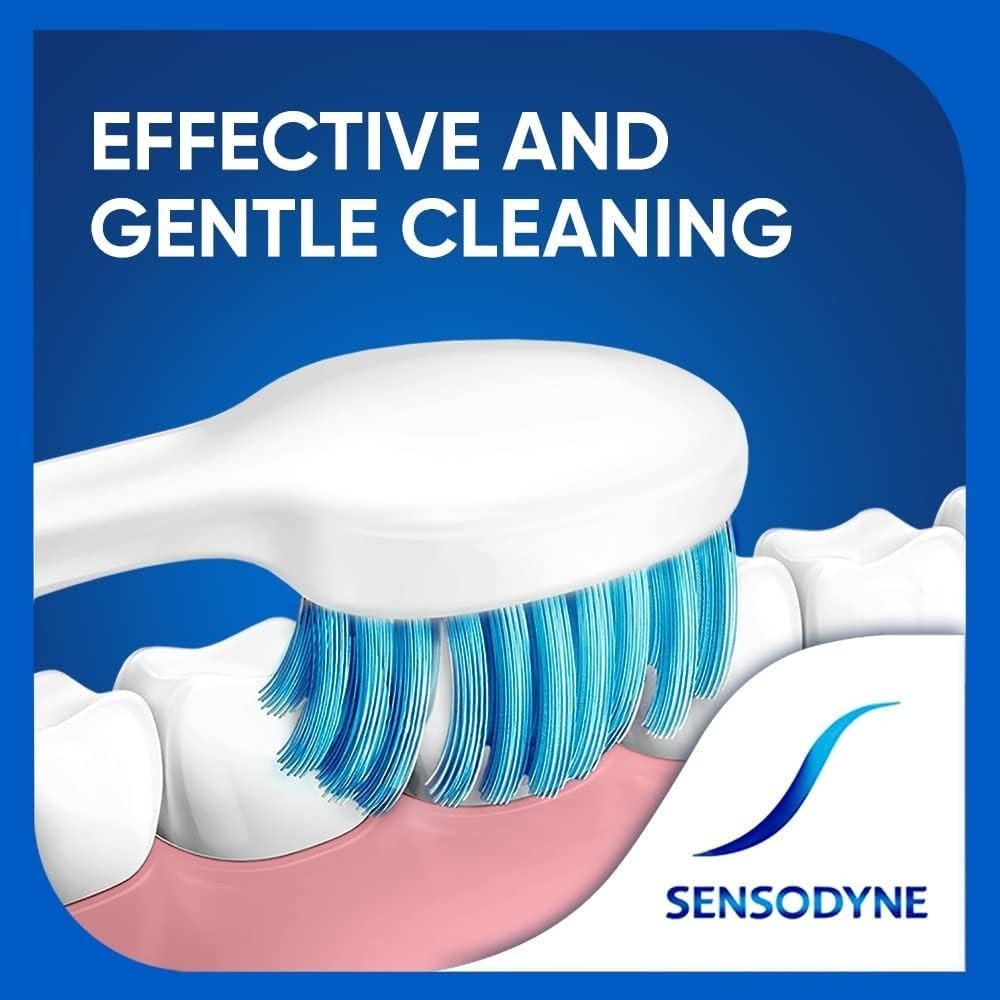 Gentle Soft Bristle Toothbrush Set for Sensitive Teeth – Pack of 6 (2×3)