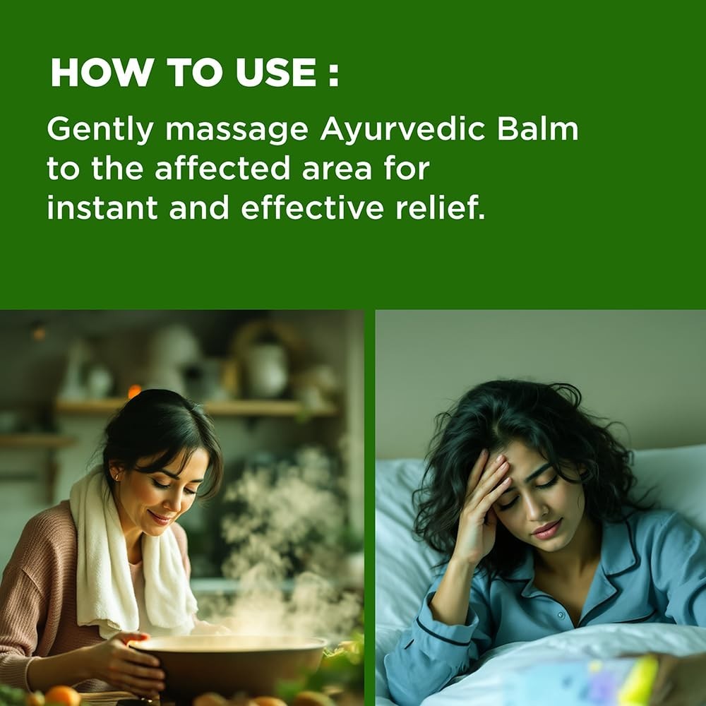 Zandu Balm | Effective relief from Headache, Body Pain, Sprain and Cold | No. 1