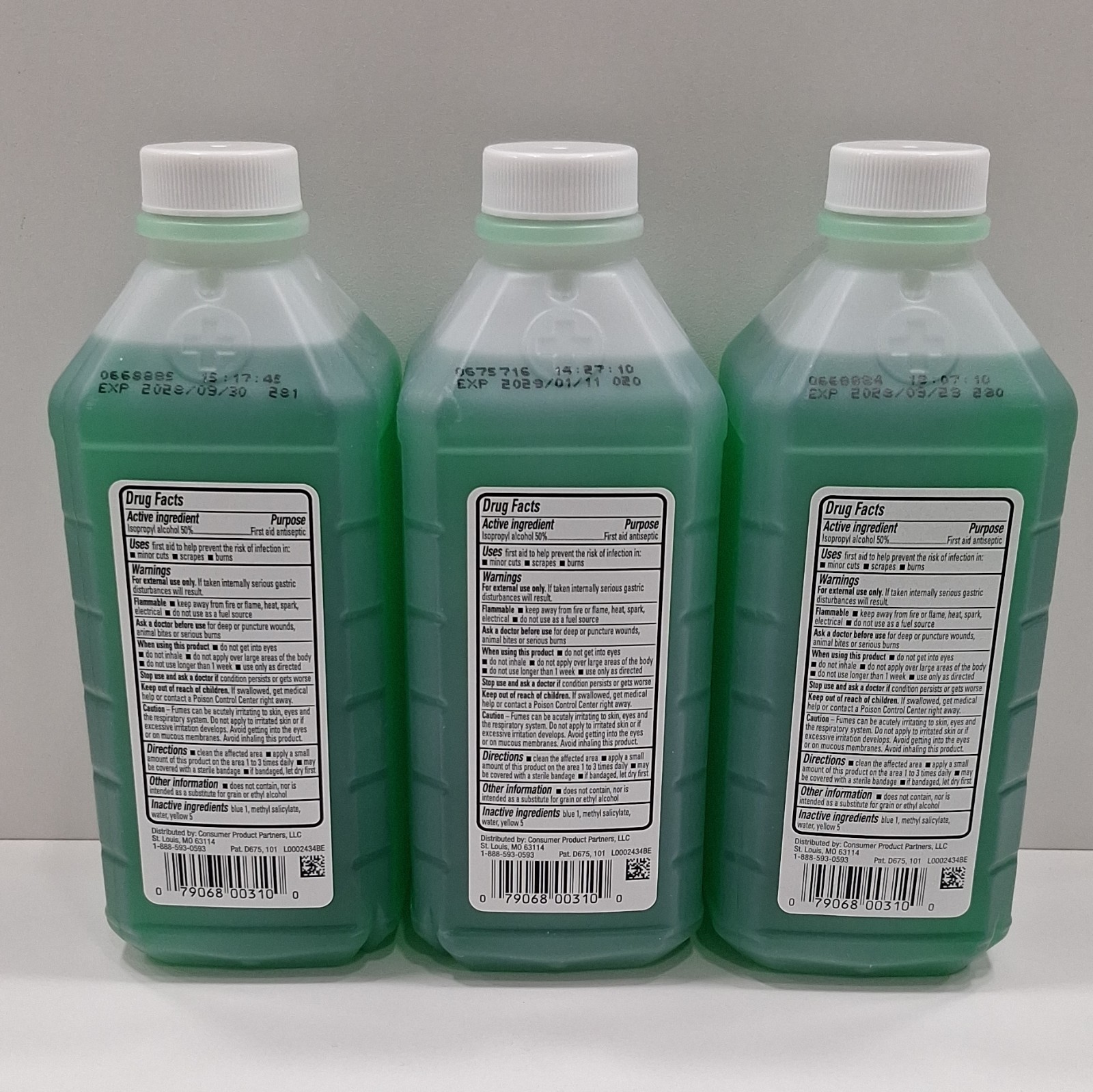 Swan 50% Wintergreen Isopropyl Alcohol First Aid Antiseptic, 16oz. (Pack of 3)
