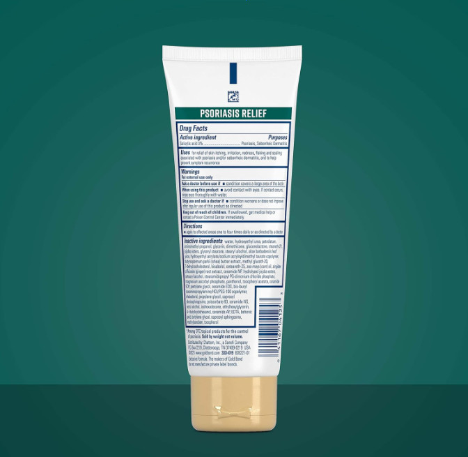 Gold Bond Multi-Symptom Psoriasis Relief Cream 4oz, Irritated, Itchy Skin Relief