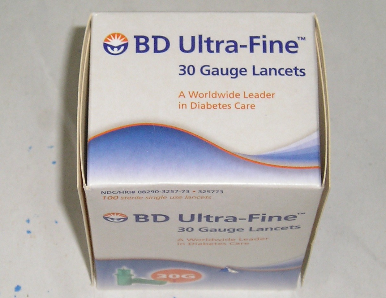 BD Ultra-Fine 30 Gauge Lancets – 100 Count Sealed Box – New