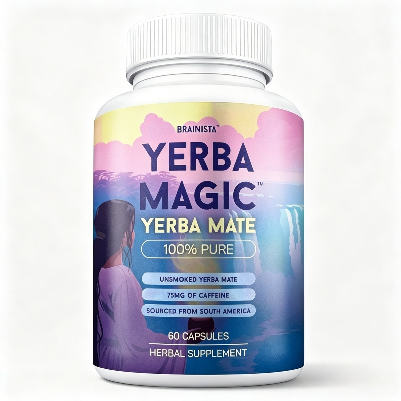 Yerba Magic Yerba Mate Capsules, 100% Pure Extract, Boost Energy & Focus