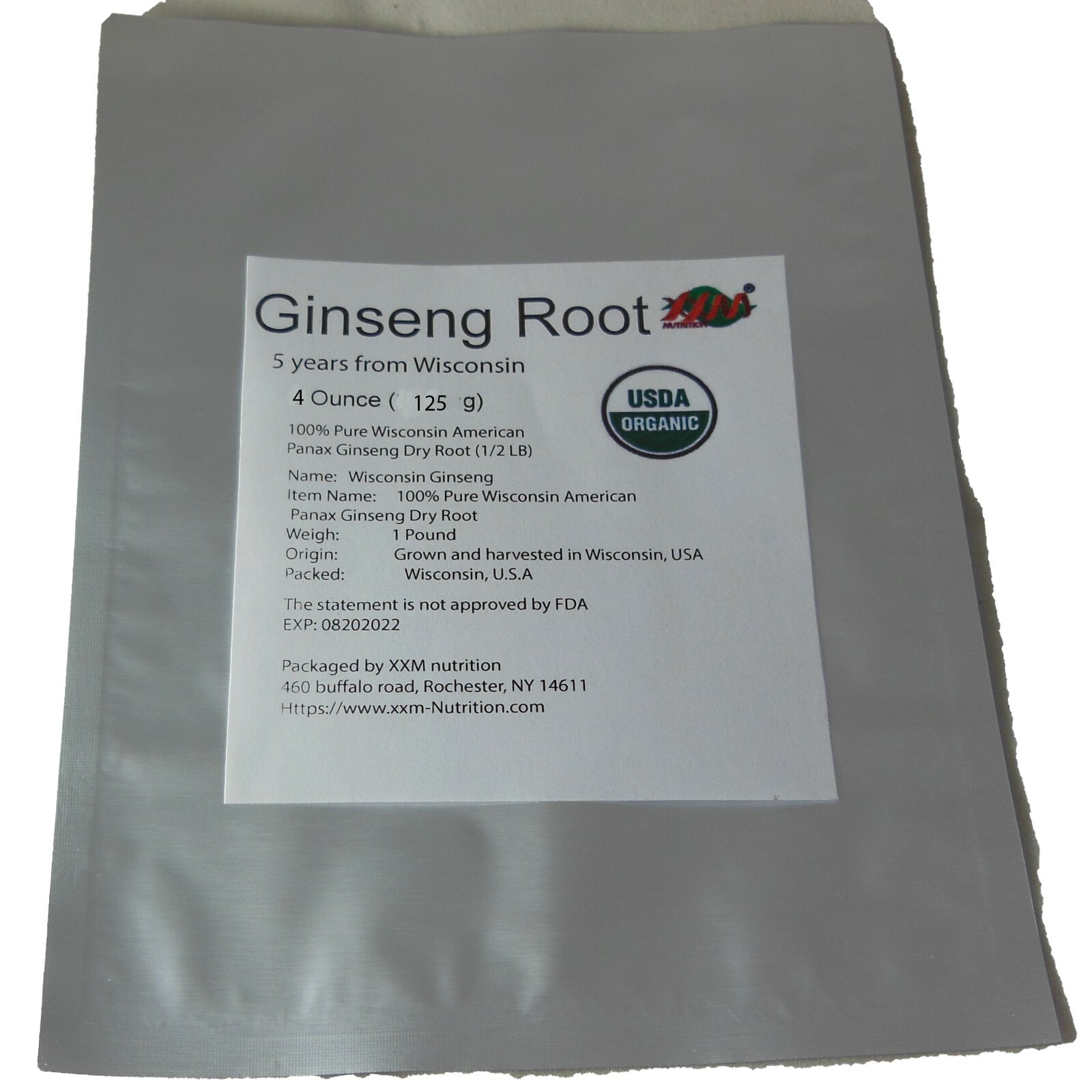 Wisconsin ginseng root 5 years old strong improve energy immunity
