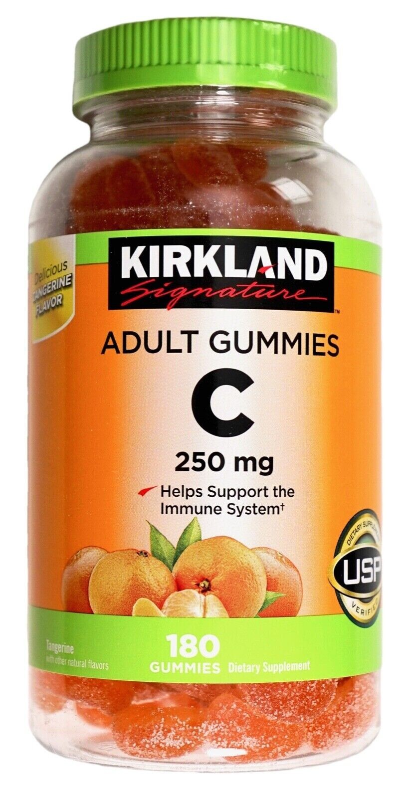 Kirkland Signature Vitamin C 250 mg Immune Support, 360 or 180 Adult Gummies