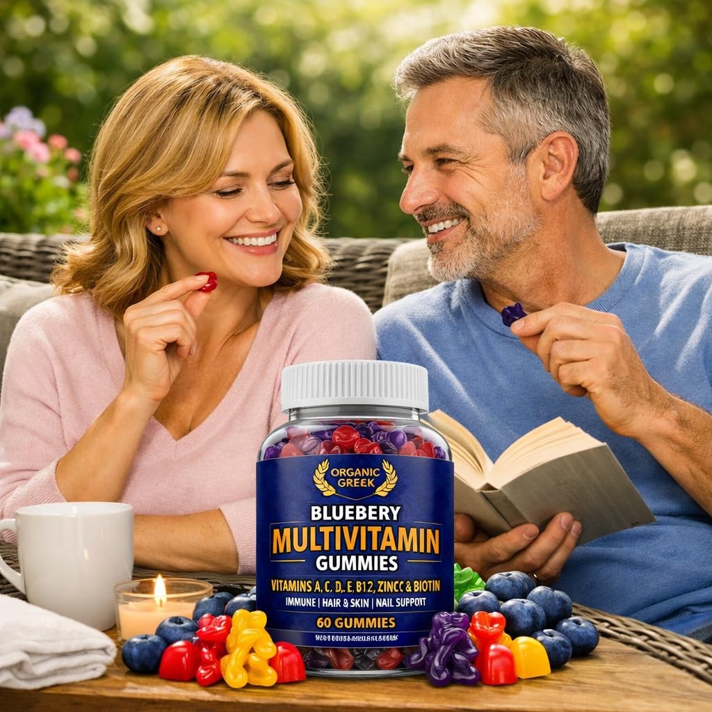® Multivitamin Gummies for Men & Women with 13 Vitamins and Minerals Blueberry