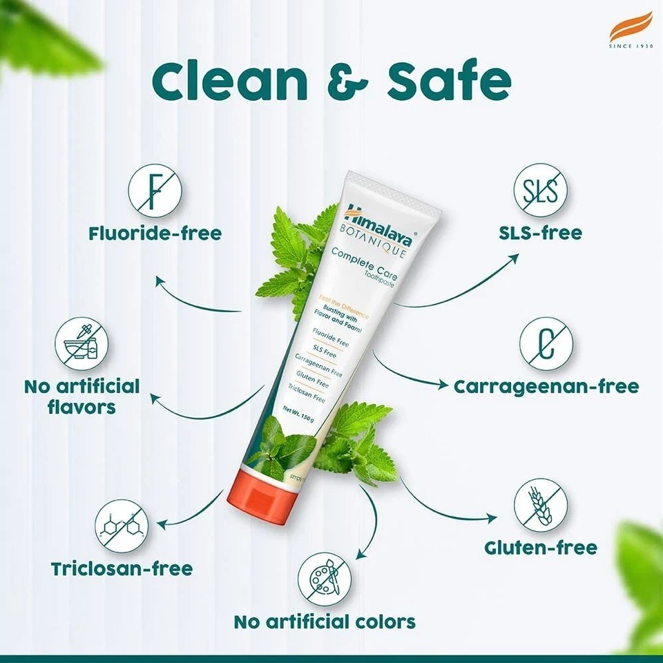 Pack of 2 X Himalaya Botanique Complete Care Toothpaste – Simply Mint 5.29