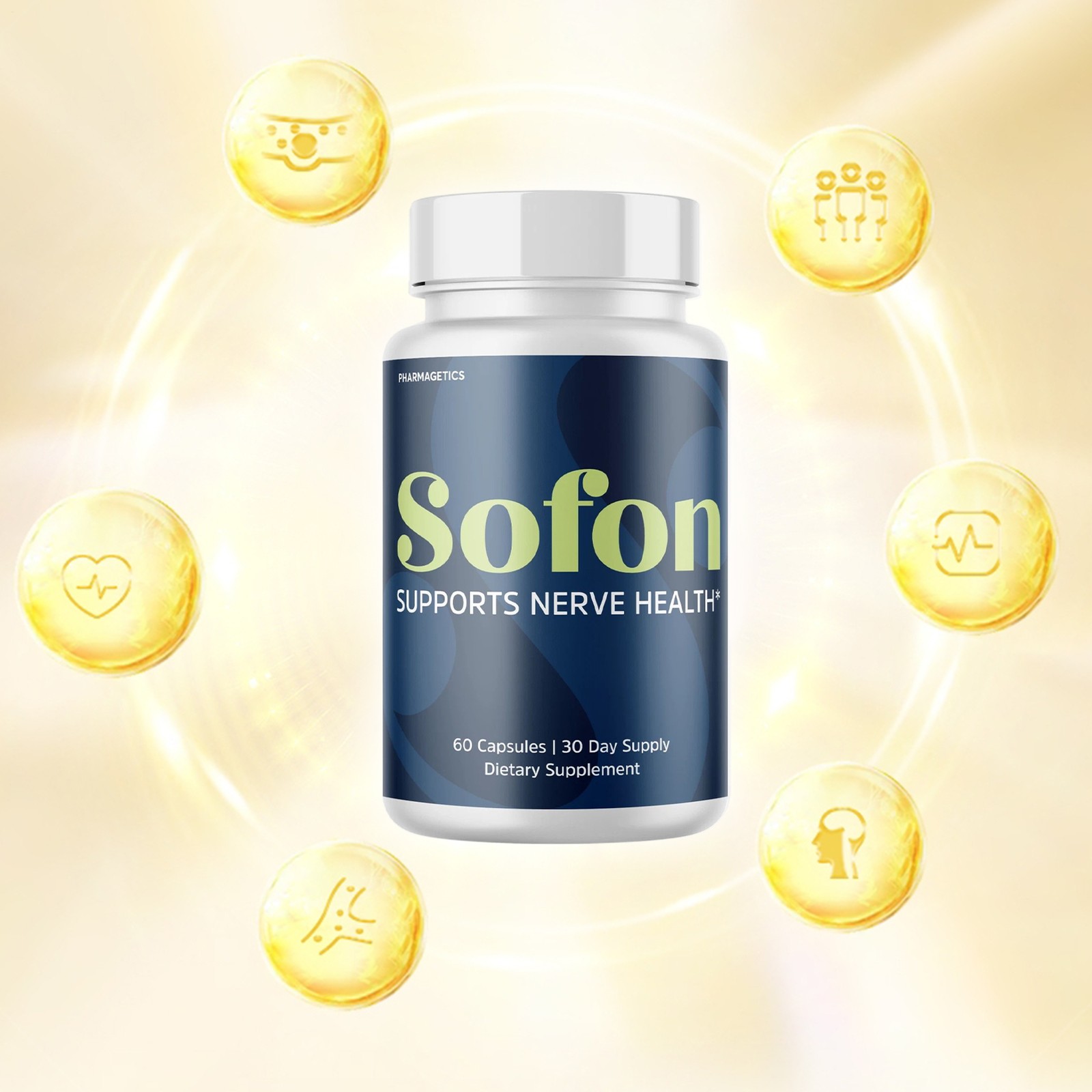 COMPLEX SOFON HEALTH NERVE Nutritional Supplemental- 60 Caps