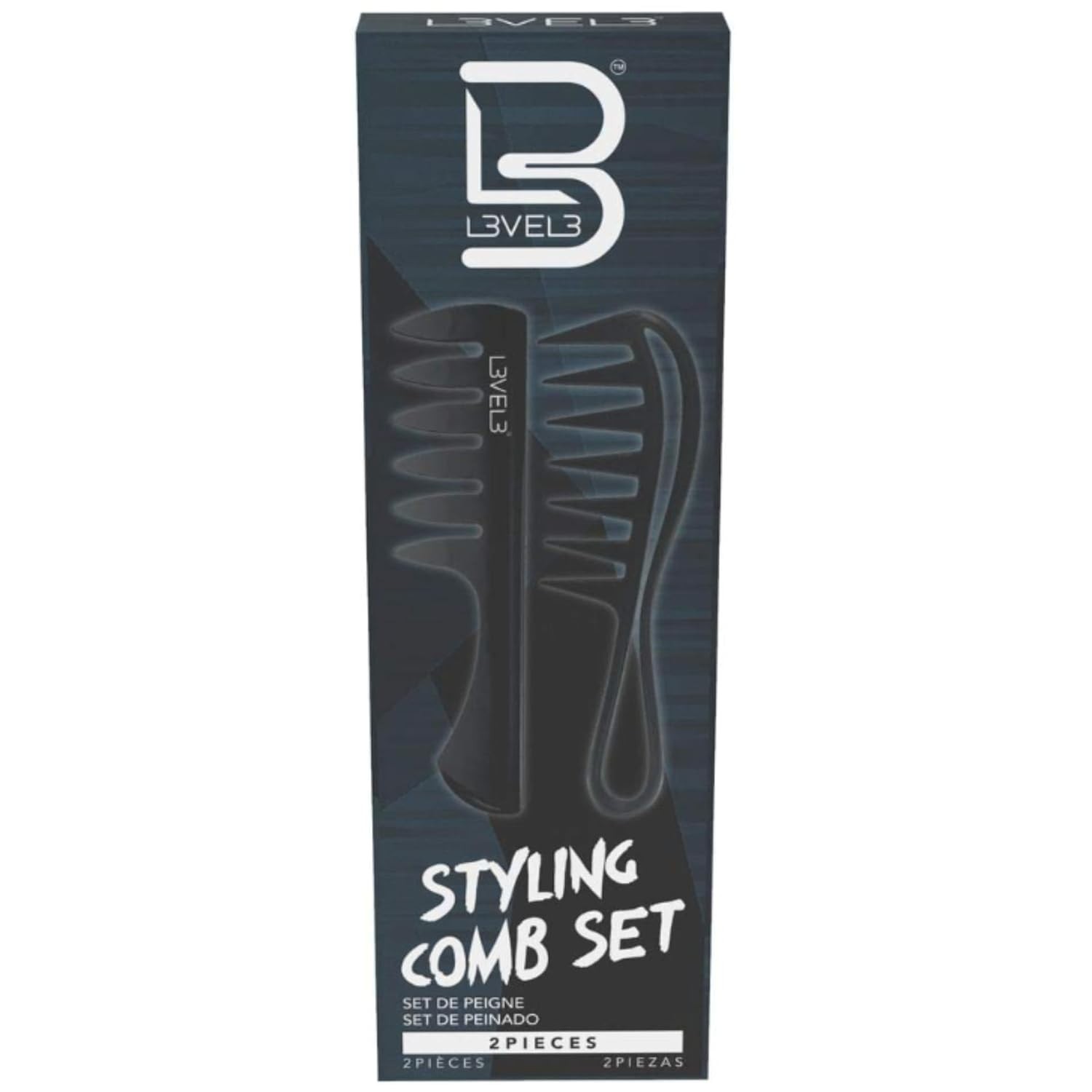 L3 Styling Comb Set – Professional Salon Look – Lightweight and Ergonomic – Comf