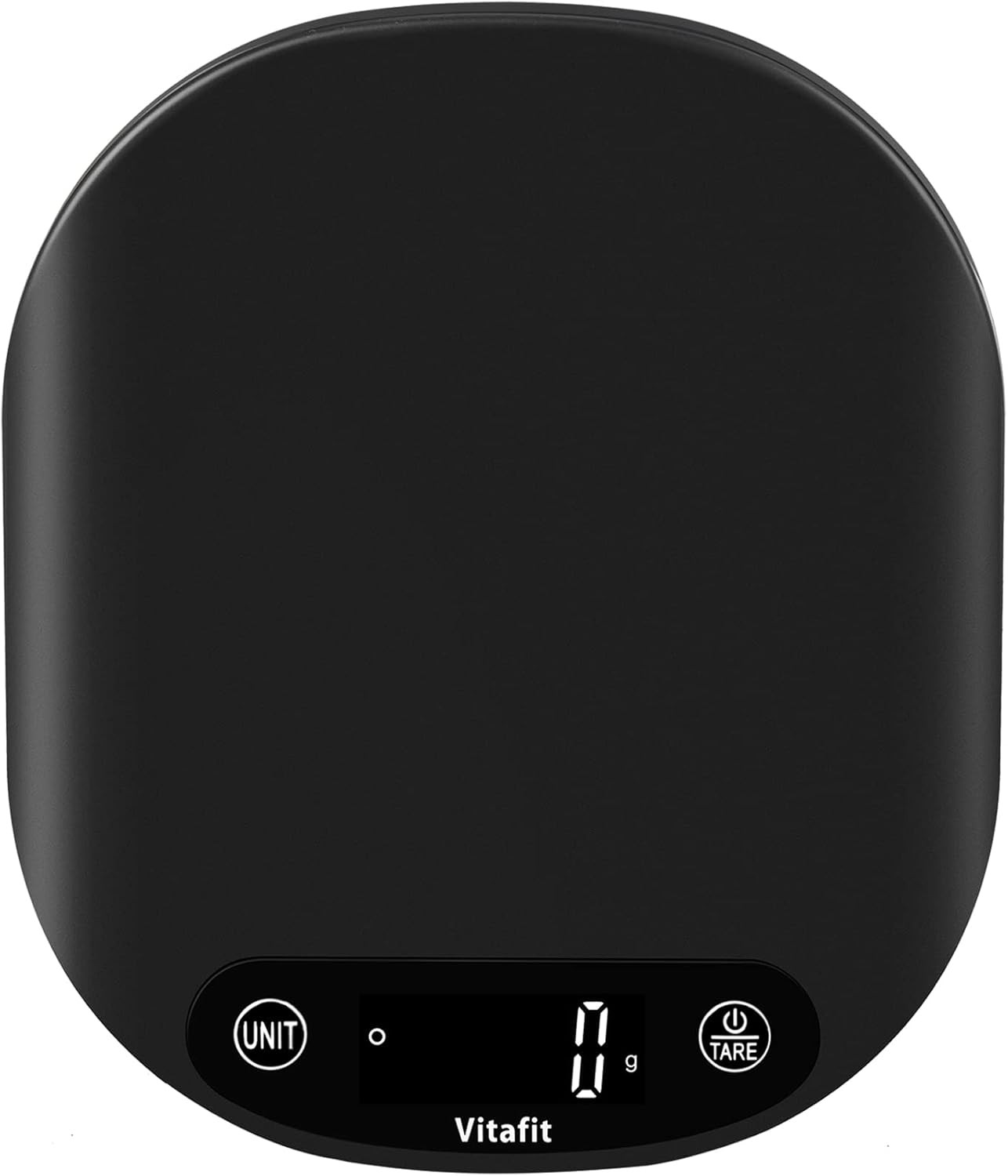 Vitafit 33lb/15kg Digital Food Scale in High Precision 0.1oz/1g, Our Black