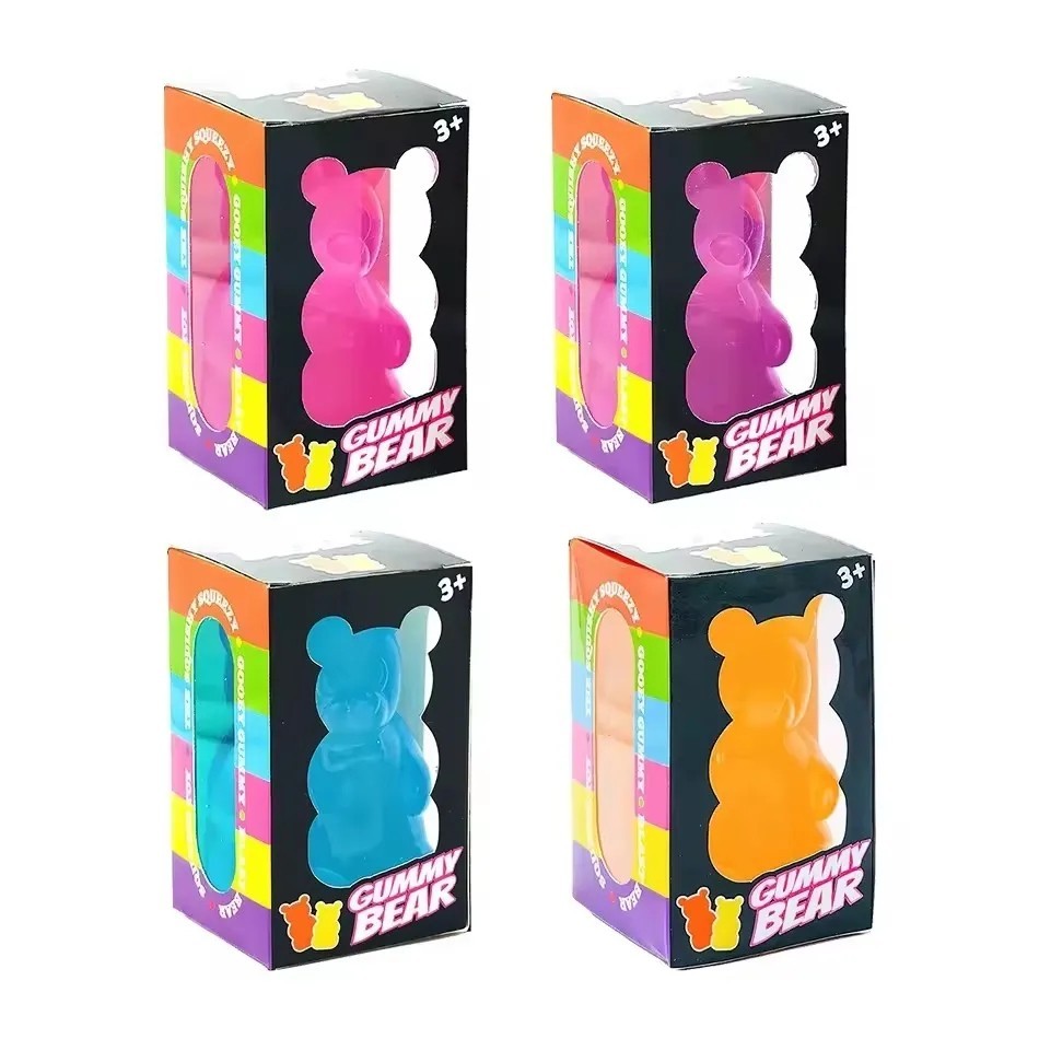 Nee Doh Nice Cube Gummy Bear Blue Fidget Street Toy NEW IN BOX **