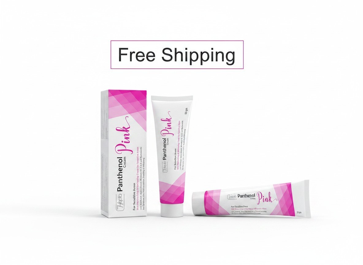 Hepta Panthenol Pink Cream 50g Pack of 6 Total 300g Skin Conditioning Lotion