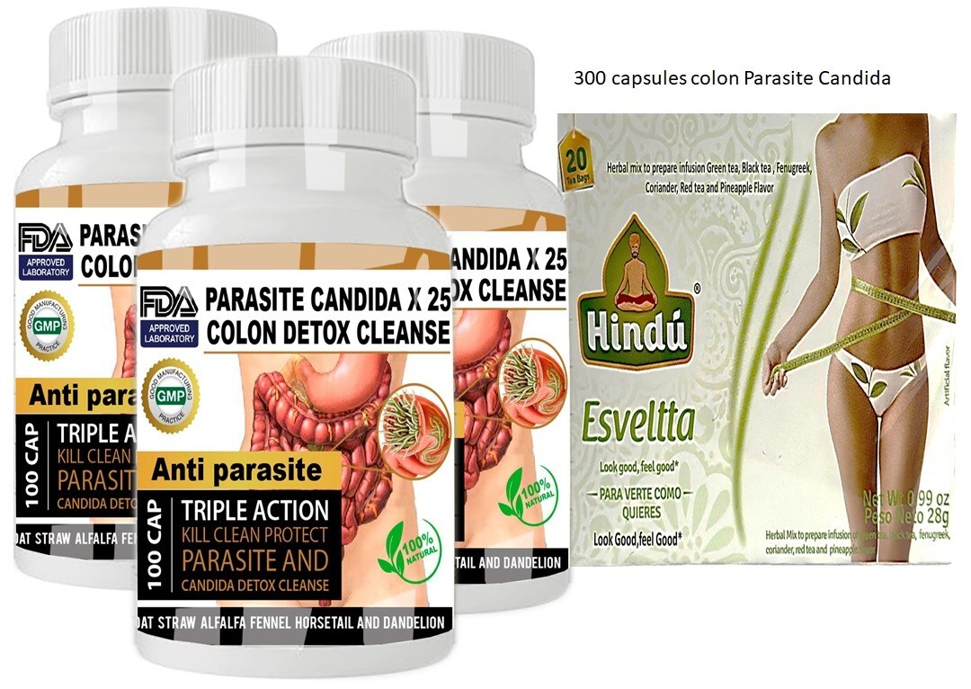 300 Parasite Cleanse DETOX Liver Colon Yeast Blood Support COLON CLEANSER detox