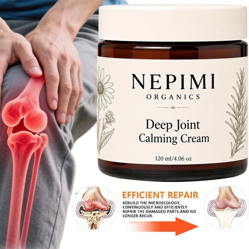 Nepimi Organics Deep Joint Calming Cream,Moisturizing Massage Topical Body Cream