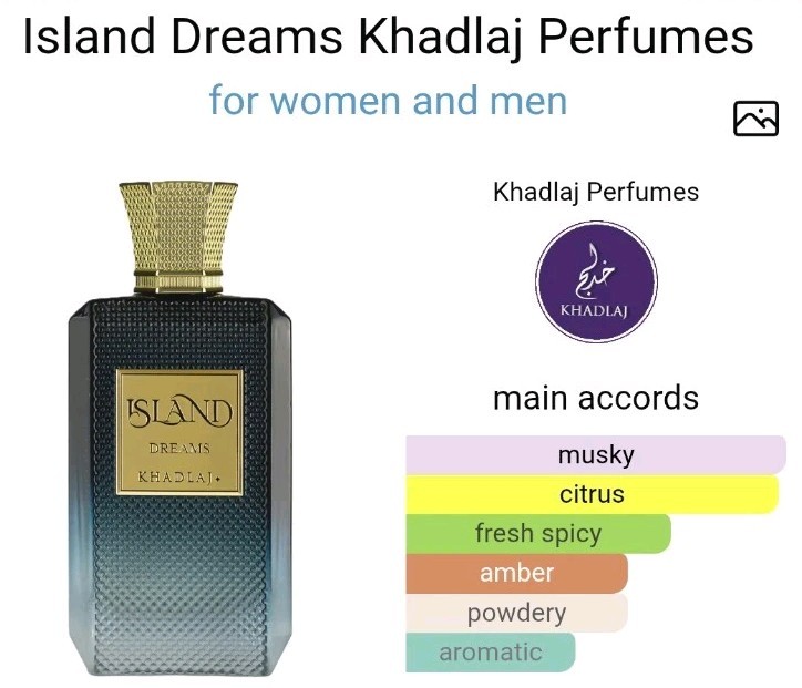 Khadlaj Island DREAMS Extrait De Parfum Spray for Unisex 3.4 oz/100ml