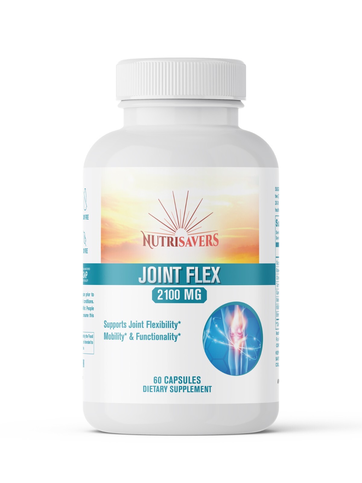 Joint Flex Support, Pain Relief, Increased Joint Stability – 60 Caps, Pack of 3