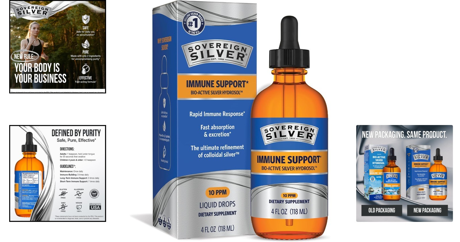 -Active Silver Hydrosol: Pure Immune Support with 10 PPM Colloidal Silver