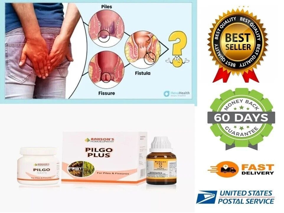 Bakson Homeopathic PILGO PLUS Combo Pack (30ml Drops + 75 Tablets)