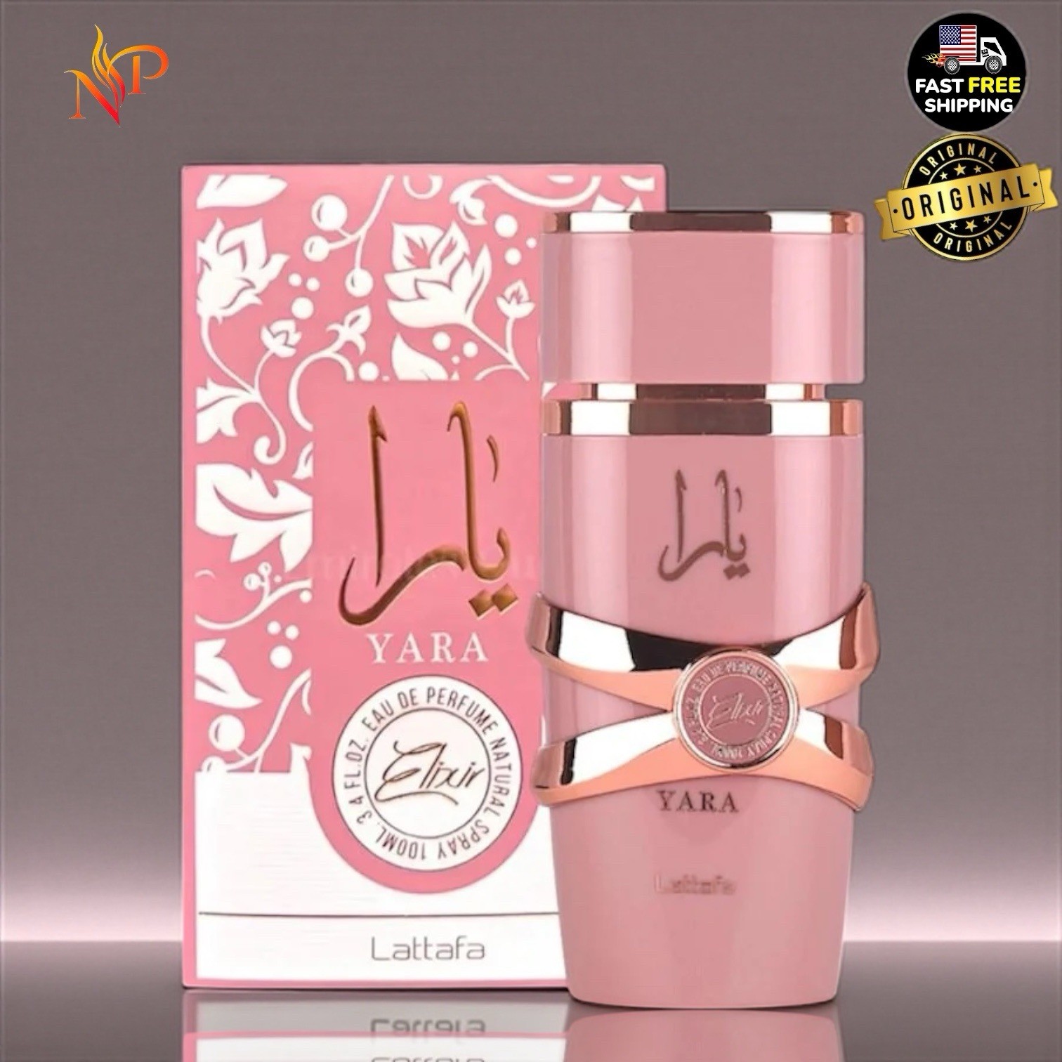 Yara Elixir Eau De Parfum Spray 100ml (3.4 oz) by Lattafa | Made In U.A.E