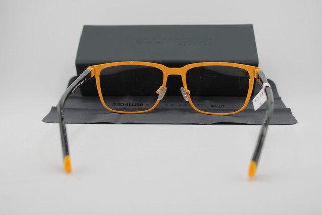 NEW BELLINGER DENMARK BOLDLINE-A23 C3554 GREEN ORANGE AUTHENTIC EYEGLASSES 54-17