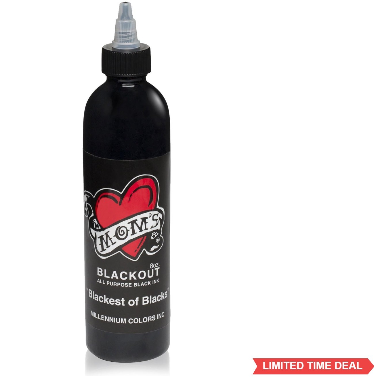 Black Tattoo Ink 8 Oz All Purpose Color Shader Liner Artist Homogenized