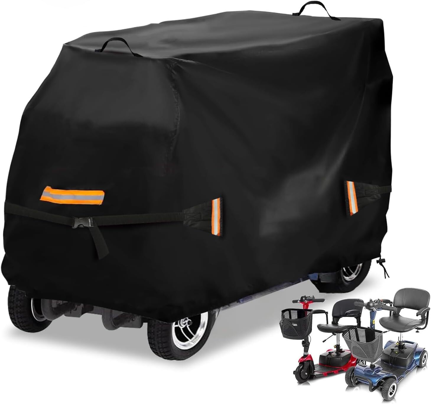 Mobility Scooter Cover 600D All-Weather Protection – 49″x 23″x 39″