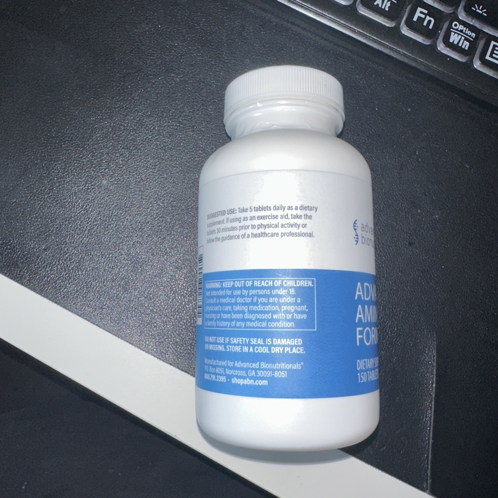 Advanced Bionutritionals Amino Formula Tablets 150 Count exp 04/2028