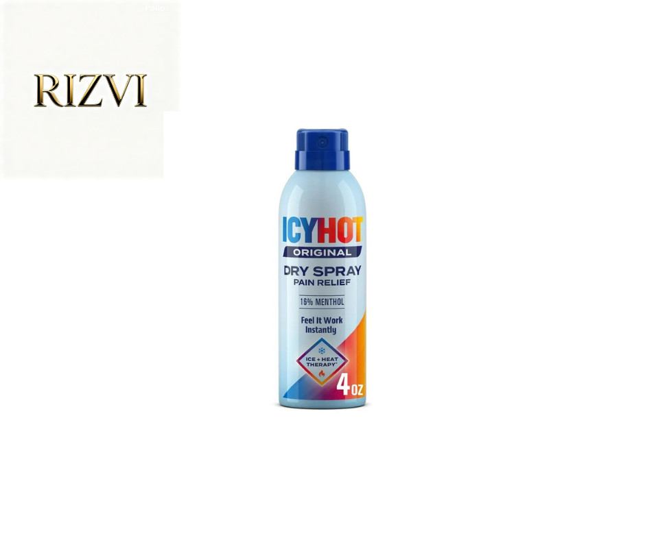 Icy Hot Original Pain Relief Dry Spray 4oz