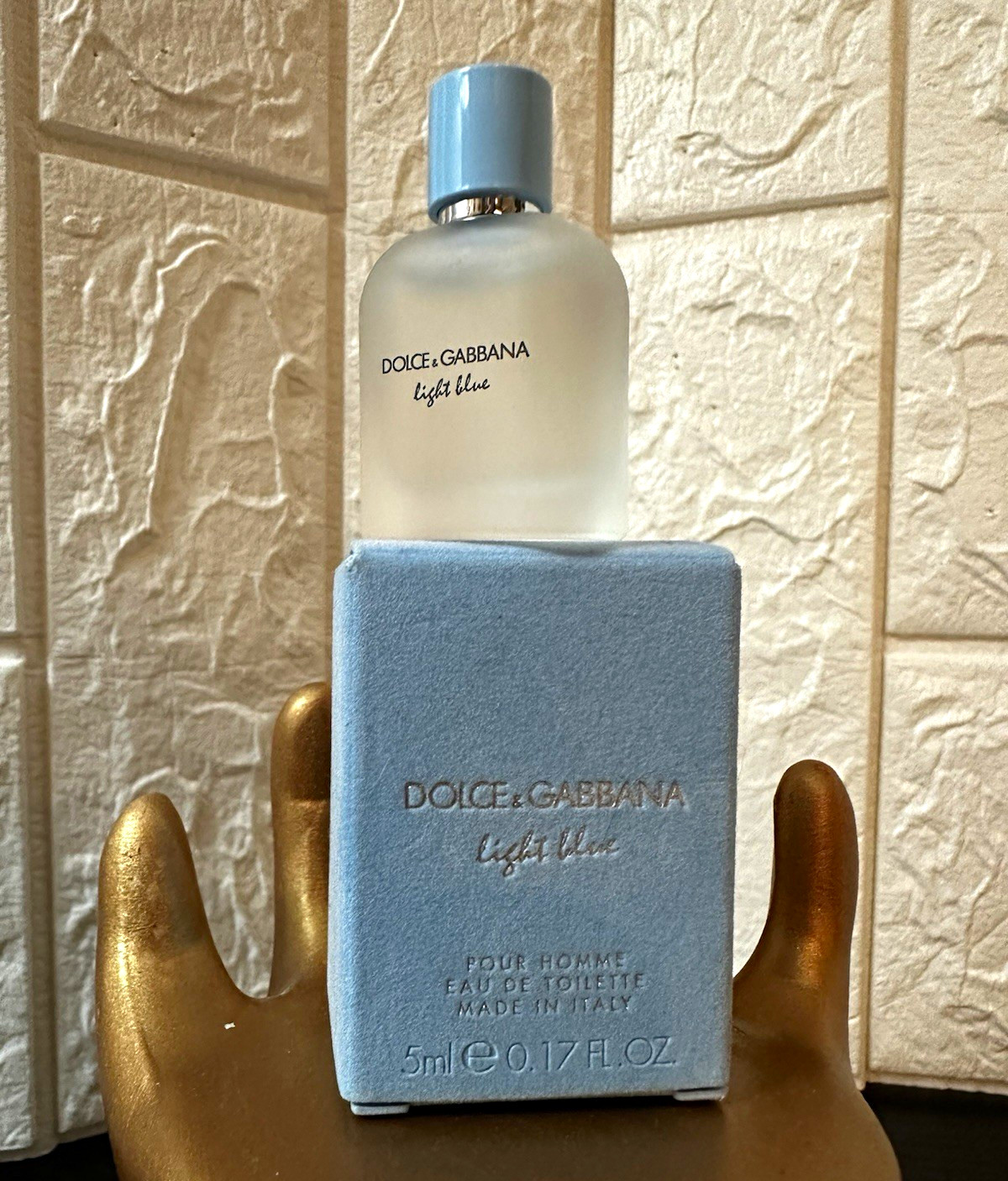 5ml Collectors splasher – Dolce & Gabbana Light Blue Pour Homme – New