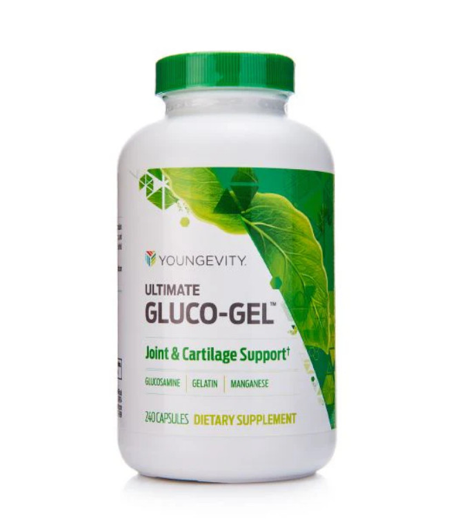 Youngevity Gluco Gel 240 Capsules Exp 07/2027