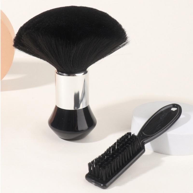 2 Pack Barber Brush Small Brushes Tool for Cleaning Trimmer Hair Clippers
