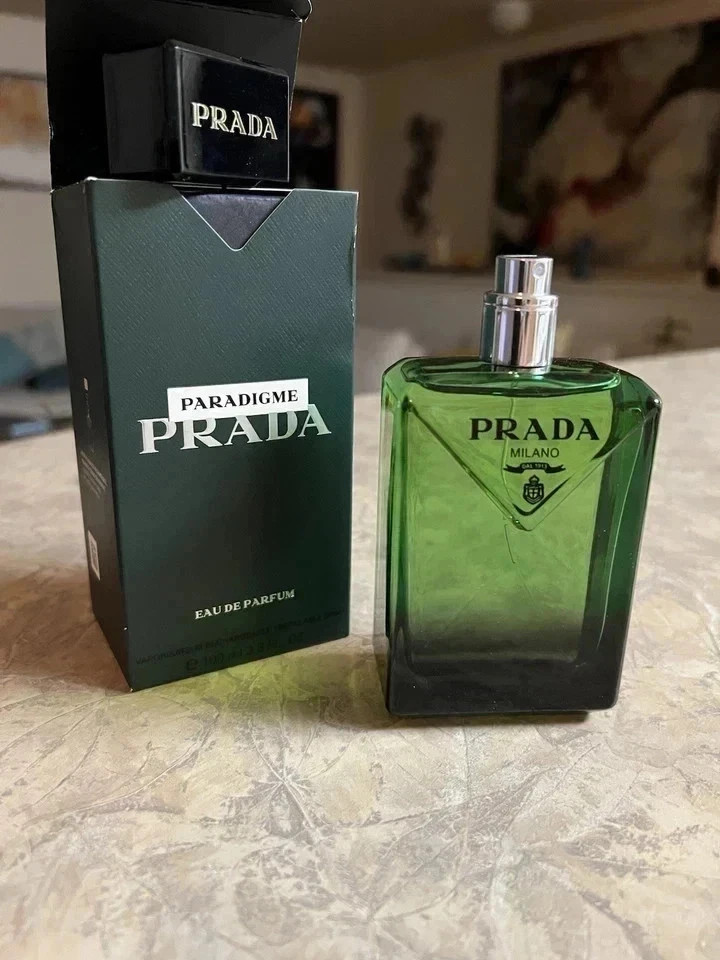 Prada Paradigme 3.3 Oz / 100mL Eau de Parfum Men New Sealed Box