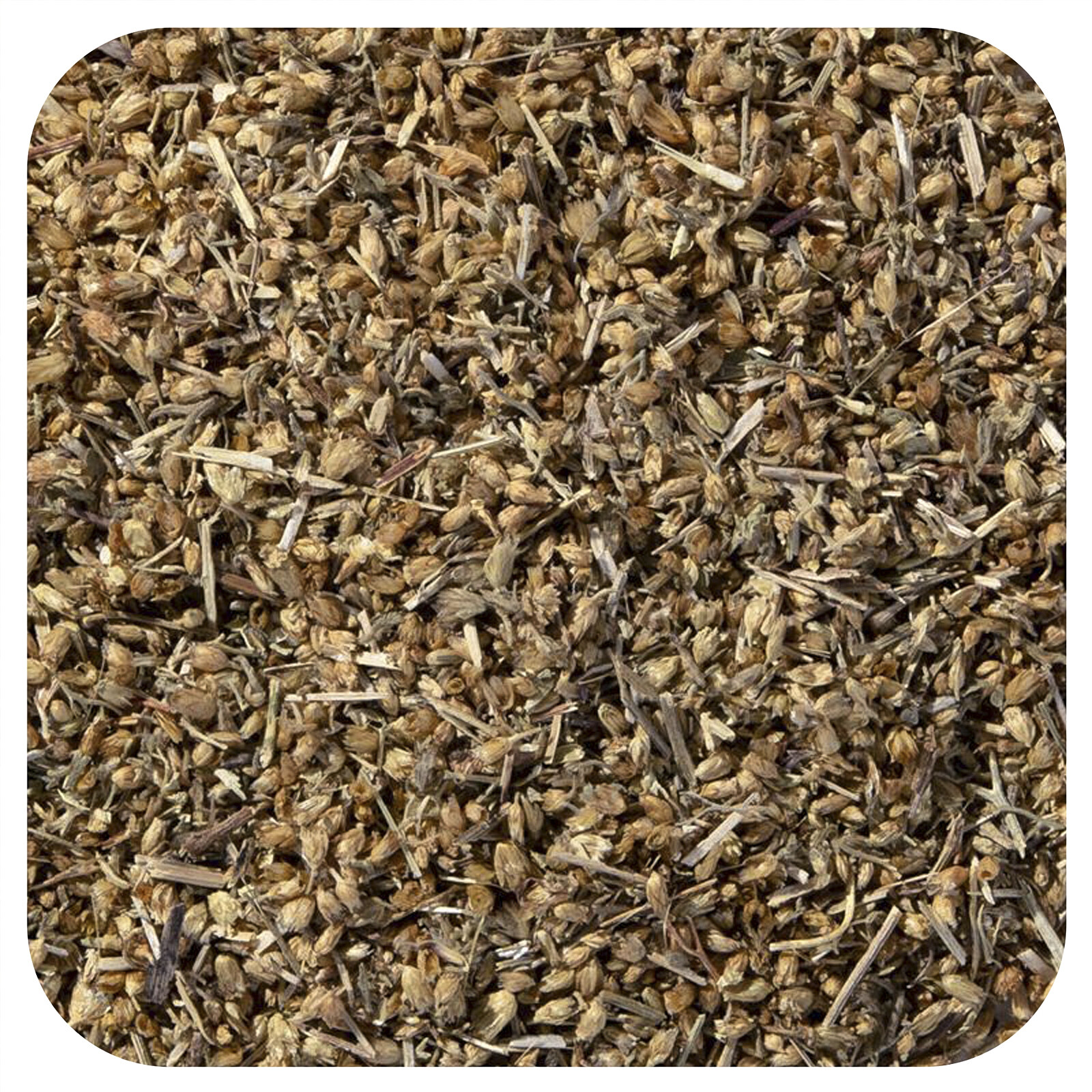 Organic Yarrow Flower, Cut & Shifted, 1 lb (453.6 g)